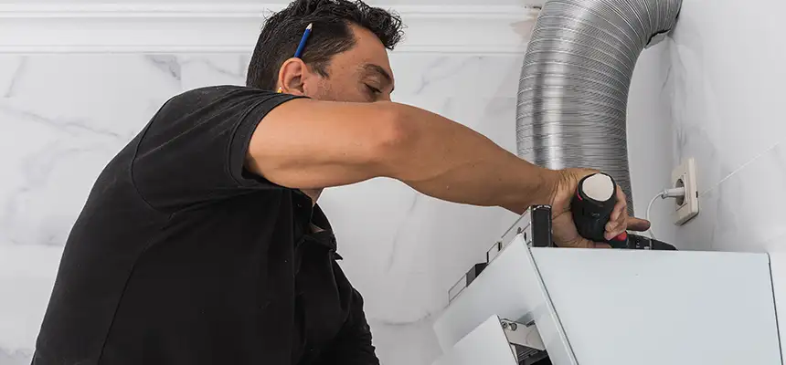 Precision In-wall Dryer Vent Cleaning & Rerouting Corrections in Texas City, TX